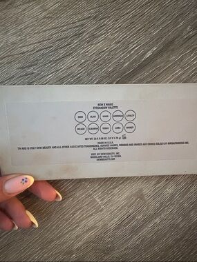 KKW x Mario Eyeshadow Palette — Neutral Taupe & Cream Shades- limited edition.